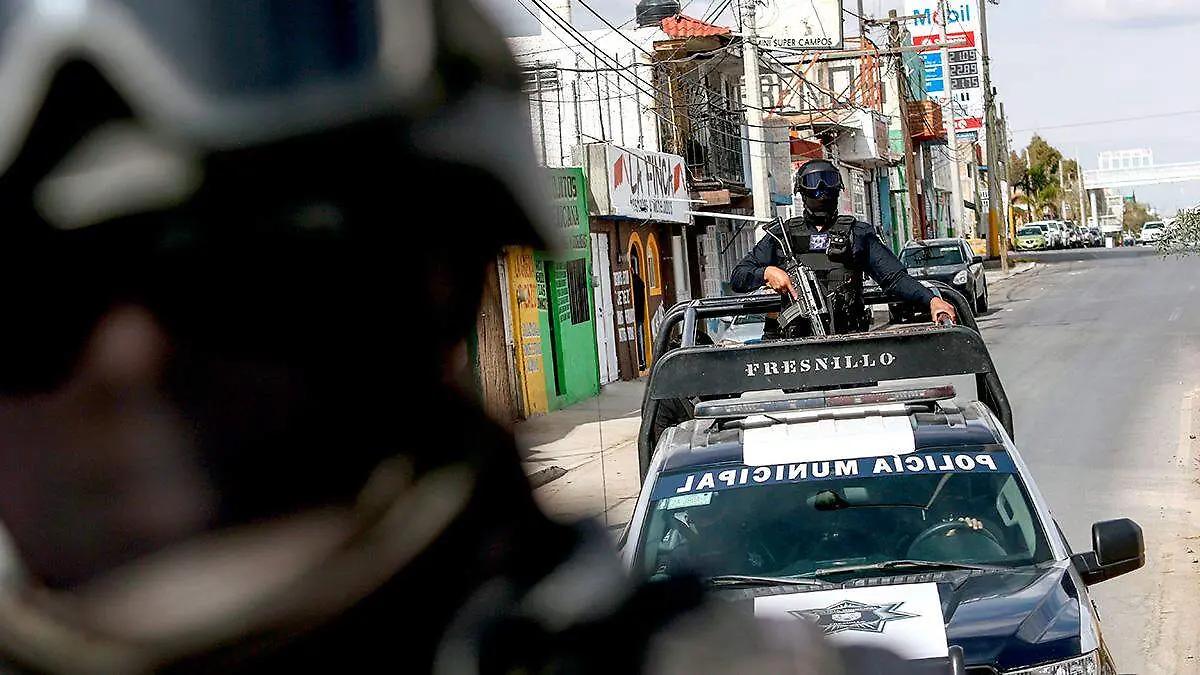 Policías municipales de Fresnillo